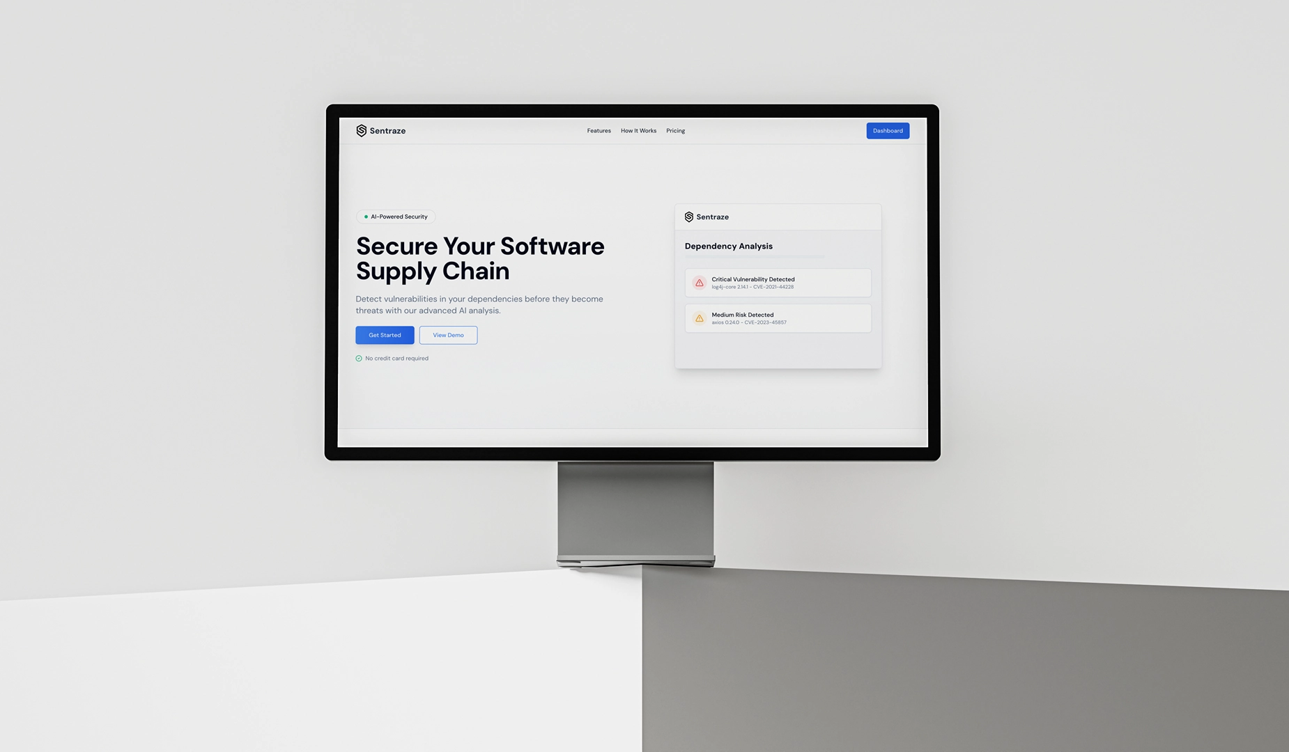 Sentraze platform interface